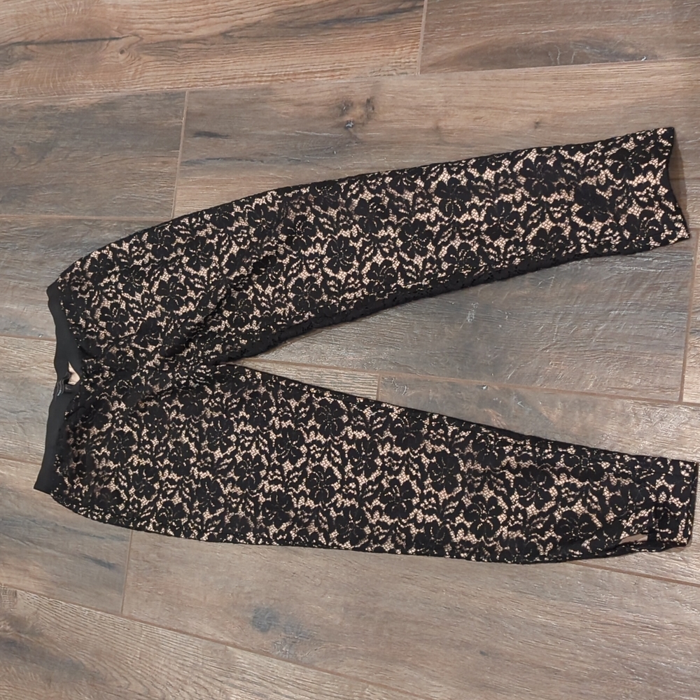 BCBG lace dress pants